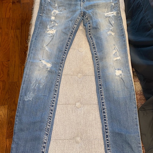 Silver Camden Rose Skinny Stretch Jean- Size 27 - Picture 2 of 6